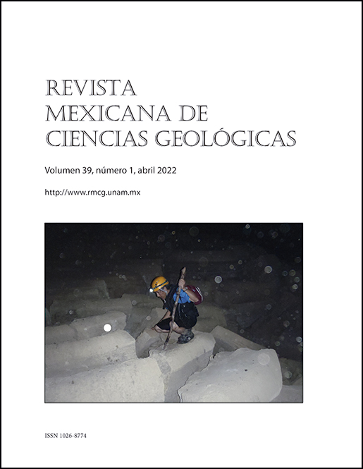Revista Mexicana de Ciencias Geológicas, vol. 39, núm. 1, abril 2022